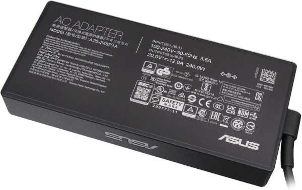 Блок питания 240W (20.0V 12.0А 6,0*3,7мм) A20-240P1A для ноутбука Asus, 0A001-00392300 (0A001-00970700)