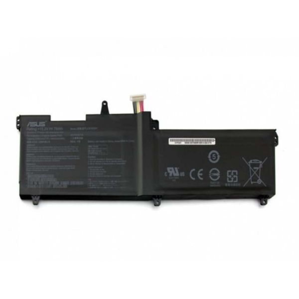 Аккумуляторная батарея (15.2V, 76Wh, 4800/4940mAh) C41N1541 для ноутбука Asus, 0B200-02070000