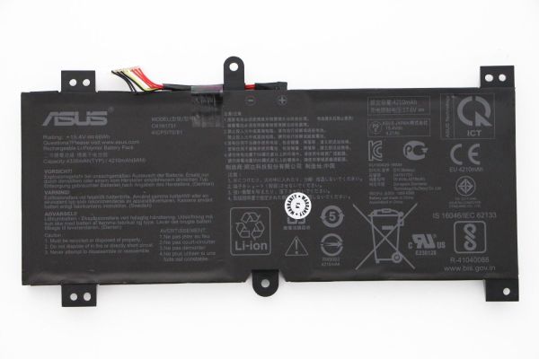 Аккумуляторная батарея (15,4V, 66Wh, 4210/4335mAh) C41N1731 для ноутбука Asus, 0B200-02940000