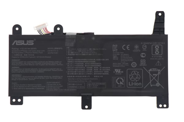 Акумуляторна батарея (15.4V, 66Wh, 4210/4335mAh) C41N1731-2 до ноутбука Asus, 0B200-03400200