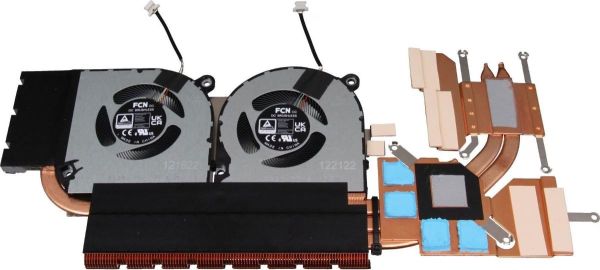 Система охолодження в зборі з кулерами для ноутбука Aspire Acer, 24.QGCN7.001