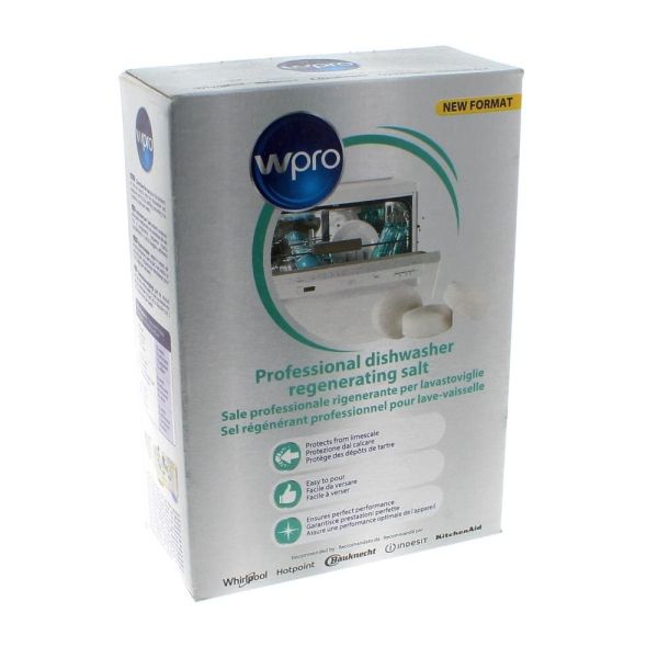 Соль в таблетках (1,8кг) для посудомоечной машины Whirlpool, 484010678188 (C00511117)
