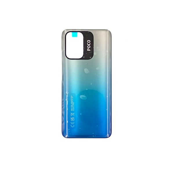 Кришка АКБ POCO M5s Blue, 55050002LG9T