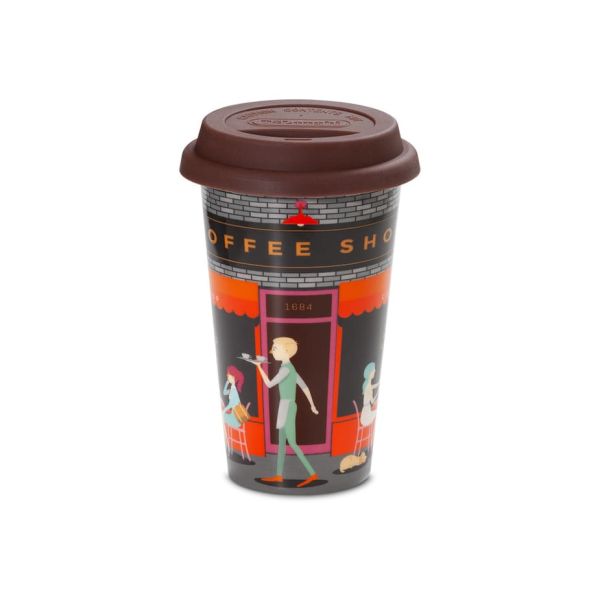 Керамическая термочашка DeLonghi Coffee Shop, 5513284501