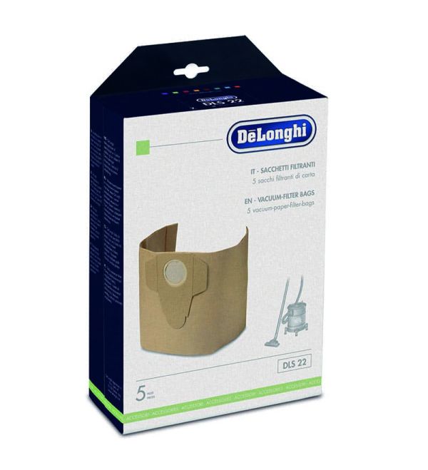 Мешки (бумажные) для пылесоса DLS22 Delonghi, 5519110531
