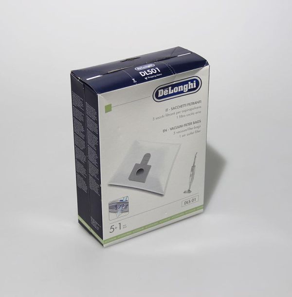 Фильтр-мешки (5шт. + 1 микро-фильтр) для пылесосов Delonghi, 5519210181