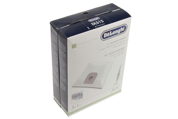 Фільтр-мішки (5шт. + 1 мікро-фільтр) для пилососів DL15 Delonghi, 5519210221