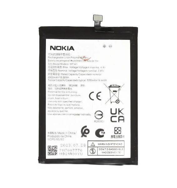 Аккумулятор WT-341 4900mAH 3.85V для NOKIA G21 (TA-1418) Nokia, 712601024201