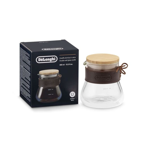 Стеклянный графин с двойными стенками (360 мл.) Delonghi, AS00006435