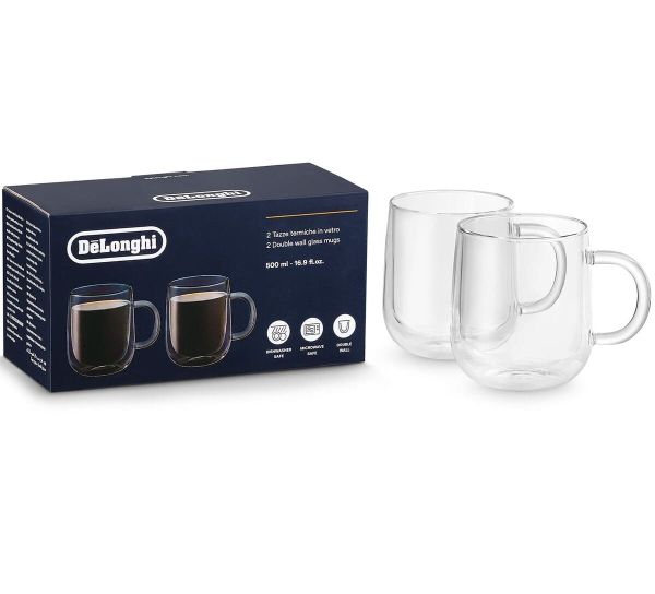 Набір склянок (2 шт. по 500 мл.) Delonghi, AS00006566