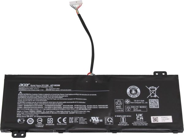 Акумуляторна батарея (15.4V, 55.03Wh, 3574mAh) AP21D8M для ноутбука Acer, KT.0040G.013
