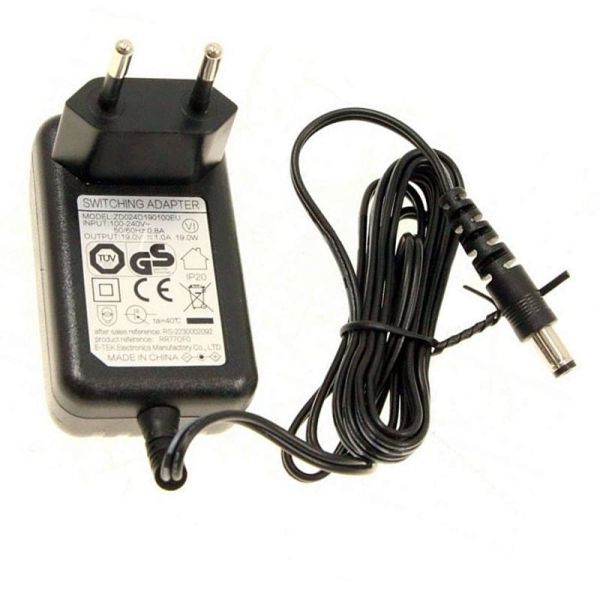 Зарядное устройство 19V для робота-пылесоса Serie 80/120/130AI Rowenta, RS-2230002092