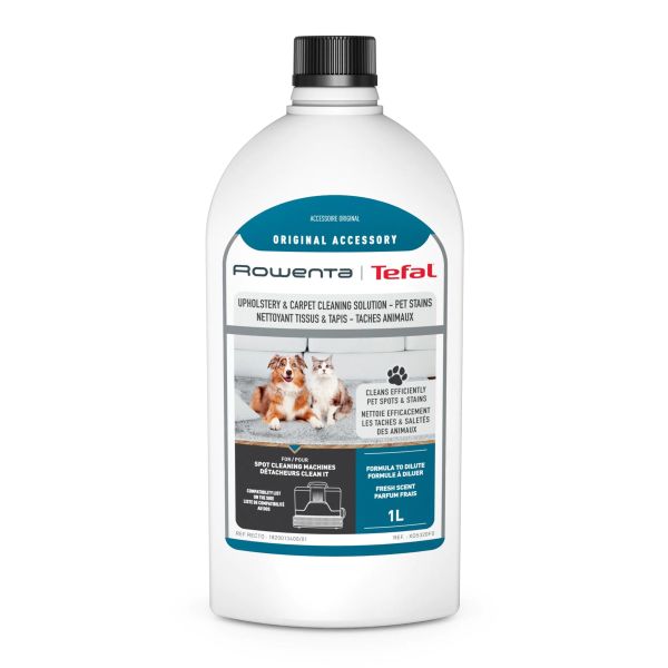 Засіб для чищення м’яких меблів і килимів Pet Stains (1 л.) Tefal, Rowenta, XD5320F0